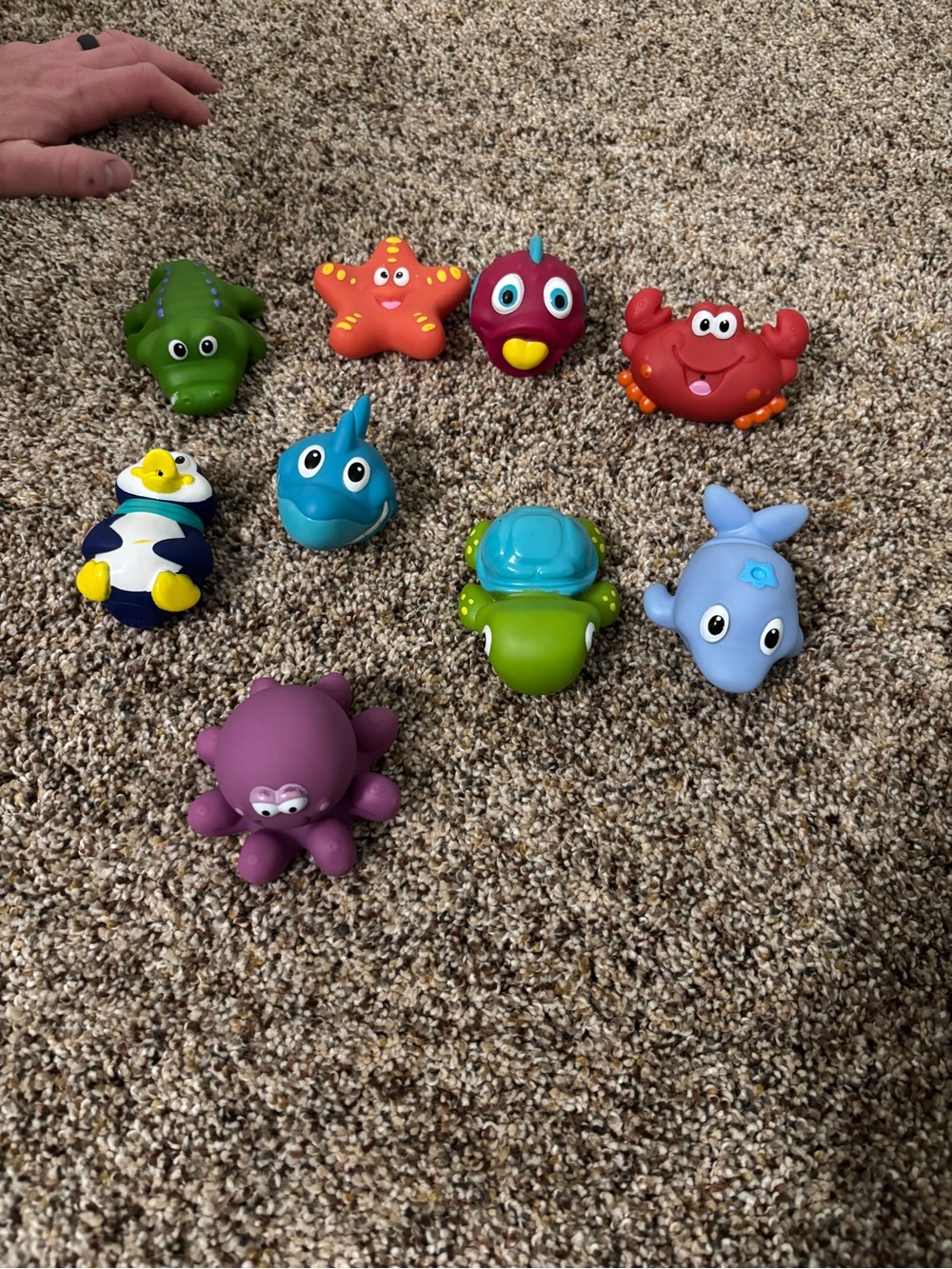 Nuby Bath Squirters 9 Water Animals